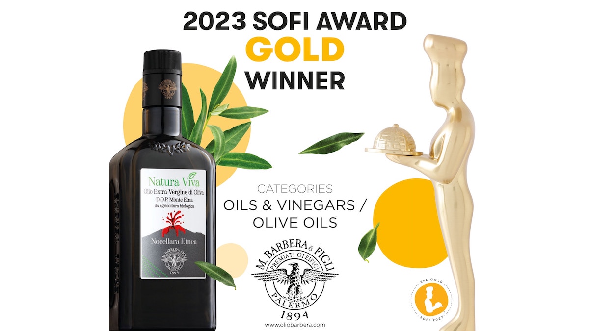 L'olio piú buono al mondo? Per Sofi Award è un Dop Monte Etna bio